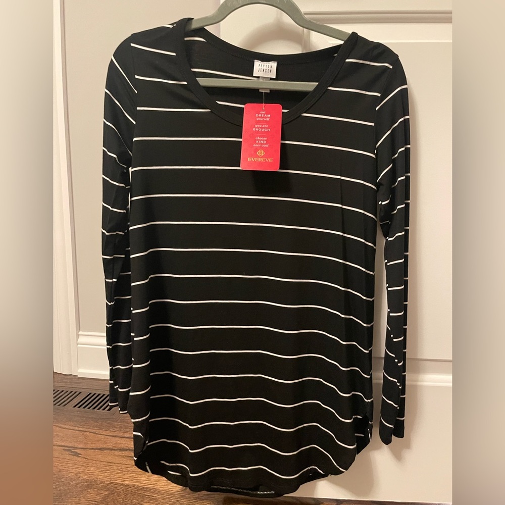 Evereve Peyton Jensen Long Sleeve Tunic Shirt XS